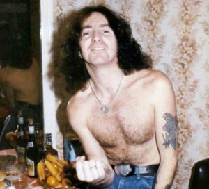 Original frontman of AC/DC Bon Scott in 1979